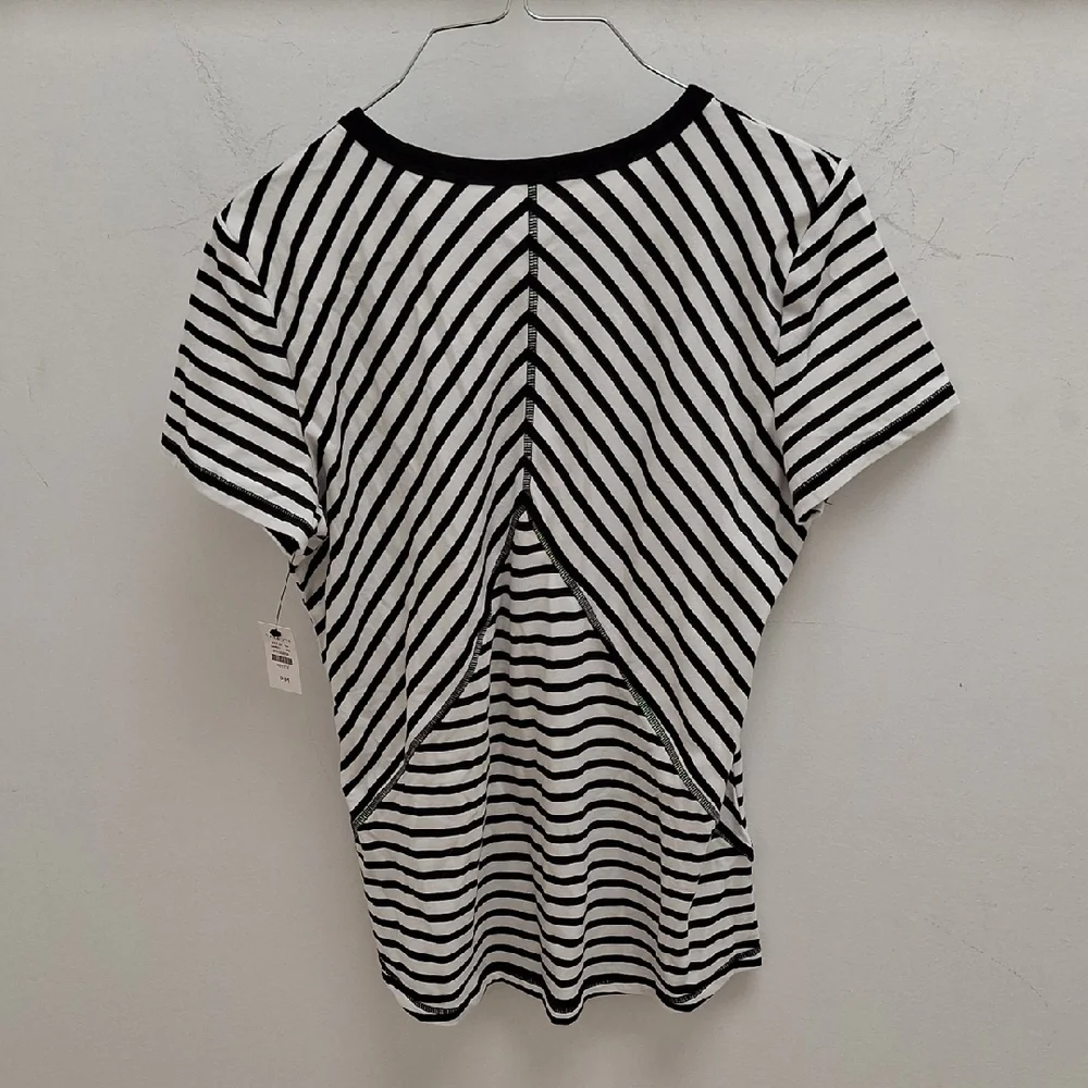 NWT-Striped Short Sleeve Tee - Picture 5 of 7